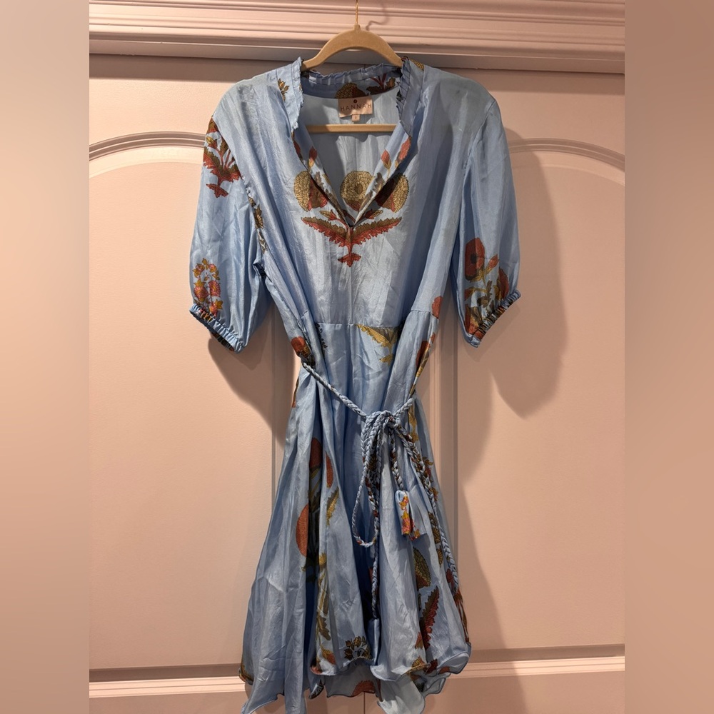 Floral Blue Dress